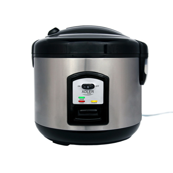 Adler AD 6406 Reiskocher (Dampfgarer) 1,5 L Edelstahl / schwarz