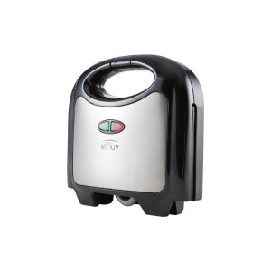 Adler AD 3015 Sandwichmaker schwarz / silber 750 Watt mit...