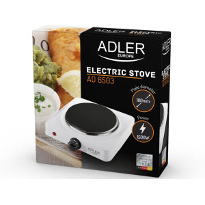 Adler AD 6503 Einzelkochplatte 1500 Watt 18 cm Durchmesser