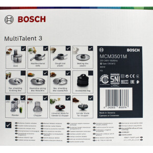 Bosch MCM3501M MultiTalent 3 Küchenmaschine...