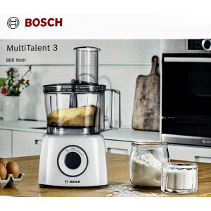 Bosch MCM3501M MultiTalent 3 Küchenmaschine schwarz/silber