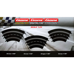 Carrera 20020571 - EVOLUTION/EXCLUSIVE 1:24 Kurven 1/60 Grad