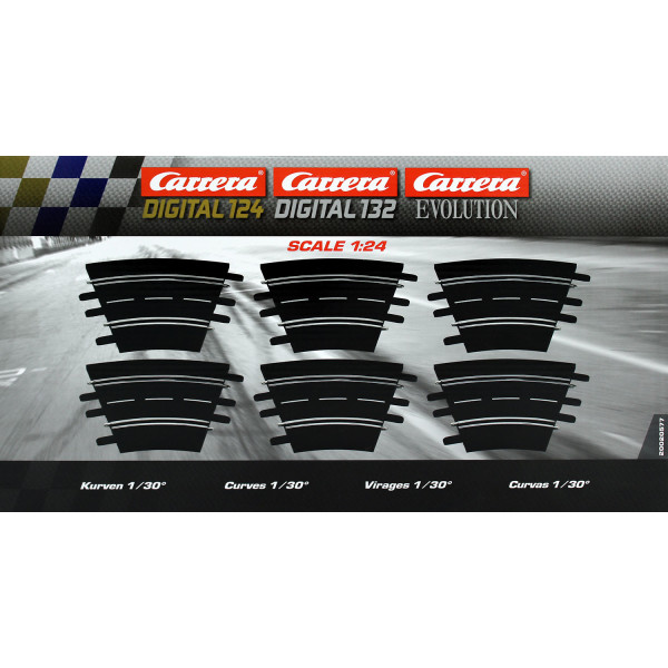 Carrera 20020577 - EVOLUTION/EXCLUSIVE 1:24 Kurven 1/30°