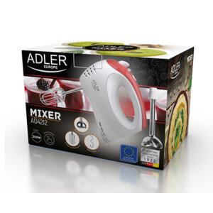 Adler AD 4212 Handrührer mit Stabmixer 2in1 300 Watt