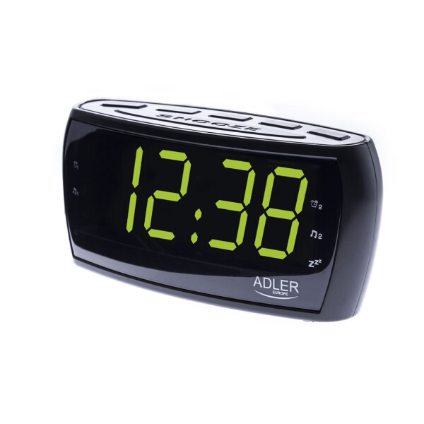 Adler AD 1121 Radiowecker mit Helligkeitseinstellung und extra großem LED Display