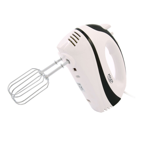Adler AD 4205 b Handmixer weiß/schwarz 300 Watt