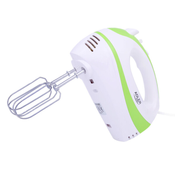 Adler AD 4205 g Handmixer weiß/grün 300 Watt
