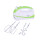 Adler AD 4205 g Handmixer weiß/grün 300 Watt