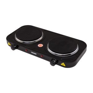 Mesko MS 6509 Doppel-Kochplatte 2000 W, D15,4 cm schwarz
