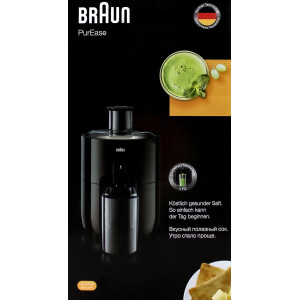 Braun SJ3100 BK PurEase Entsafter schwarz