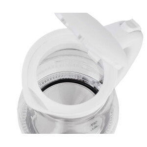 Adler AD 1274 Wasserkocher Glas 1,7L weiß
