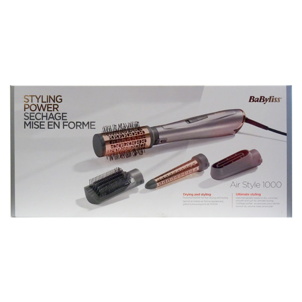 BaByliss AS136E Air Style 1000 Warmluftbürste 50mm Bürstenaufsatz