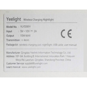 Yeelight YLYD08YI Wireless Charging LED-Nachtlicht
