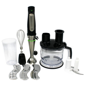 Braun MQ 7075X MultiQuick7 Stabmixer-Set 5in1 schwarz 1000 Watt