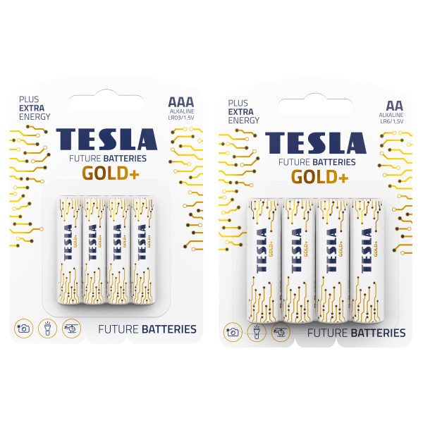 TESLA GOLD+ ALKALINE