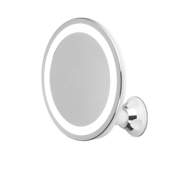 Adler AD 2168 Wand-Schminkspiegel, mit Saugnapf ohne Bohren, LED beleuchtet