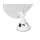 Adler AD 2168 Wand-Schminkspiegel, mit Saugnapf ohne Bohren, LED beleuchtet