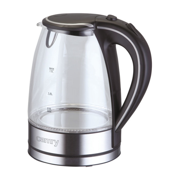Camry CR 1239 Glas-Wasserkocher 1,7 L, 2000 W