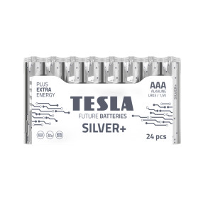 TESLA SILVER+ AAA Micro, LR03 Batterie 1x 24er Pack (24...