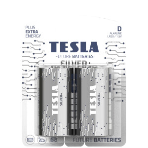 TESLA SILVER+ D Mono, LR20 Batterie 1x 2er Pack (2...