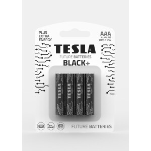 TESLA BLACK+ AAA Micro, LR03 Batterie 1x 4er Pack (4...