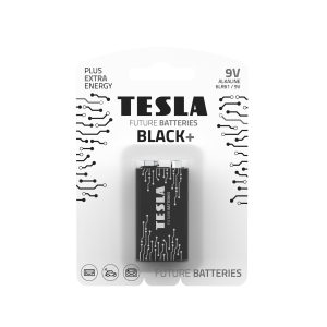 TESLA BLACK+ 9V E-Block, 6LR61 1x 1er Pack (1 Stück)