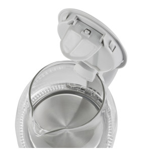 Adler AD 1283G Glas Wasserkocher 1 L 1100 Watt grau