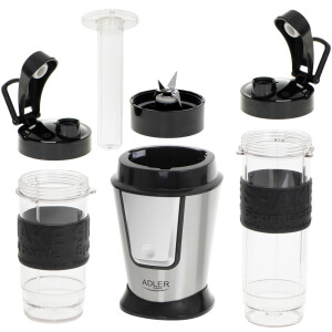 Adler AD 4081 Standmixer Smoothie-Maker inkl. 2 Sportflaschen