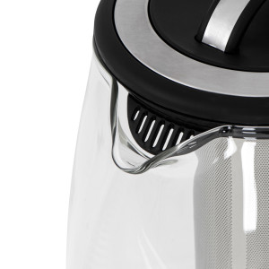 Camry CR 1290 Wasserkocher Glas mit Temperatureinstellung 2 L 2200 Watt