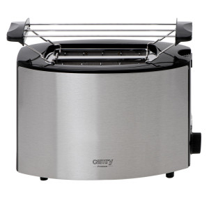 Camry CR 3215 Toaster Edelstahl mit Brötschenaufsatz LED Funktion