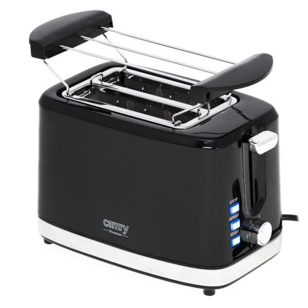 Camry CR 3218 Toaster mit Brötschenaufsatz schwarz