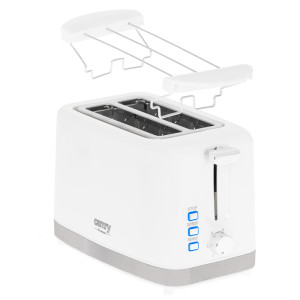 Camry CR 3219 Toaster mit Brötschenaufsatz weiß