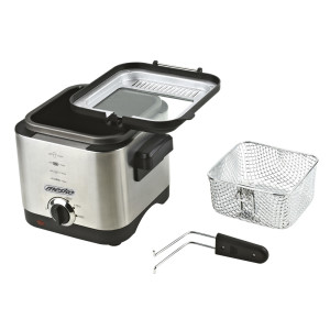 Mesko MS 4910 Fritteuse 1,5 L  900 Watt Silber