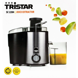 Tristar SC-2284 Entsafter 400 Watt Große Einfüllöffnung