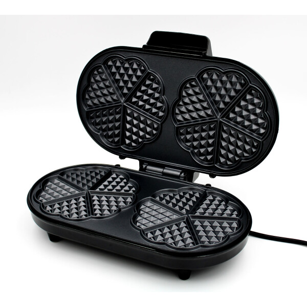 Tristar WF-2120 Waffeleisen, zehn herzförmige Waffeln gleichzeitig