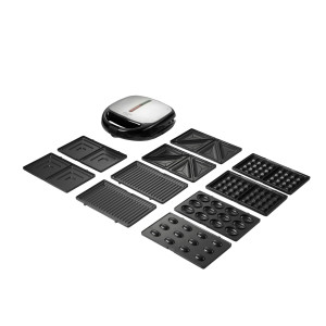 Adler AD 3040 Sandwichmaker 5in1 Kontaktgrill Waffeleisen...