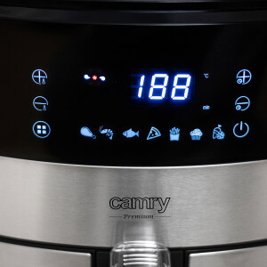 Camry CR 6311 Heißluft-Fritteuse 5 Liter 2500 Watt 9 Programme 80–200°C