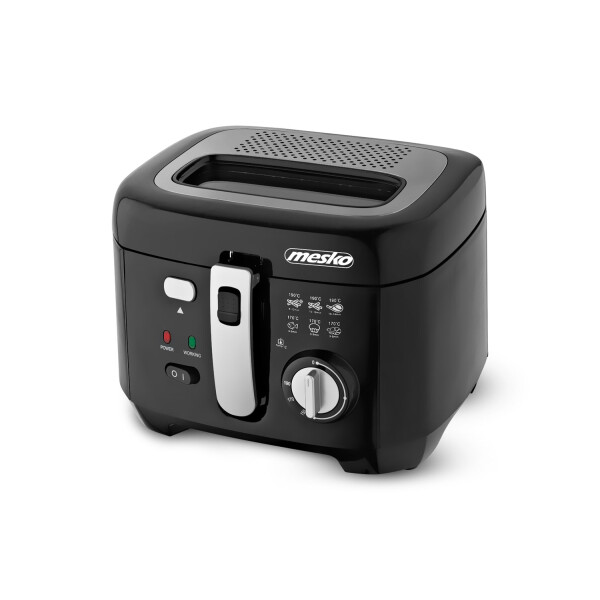 Mesko MS 4908 Fritteuse 1800 Watt Abnehmbarer Ölbehälter Filter im Deckel