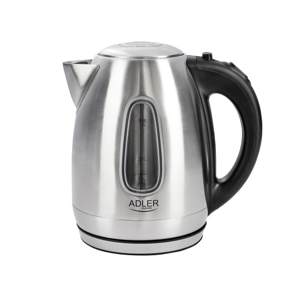 Adler AD 1223 Wasserkocher Edelstahl 1,7 L 2200 W LED-Anzeige