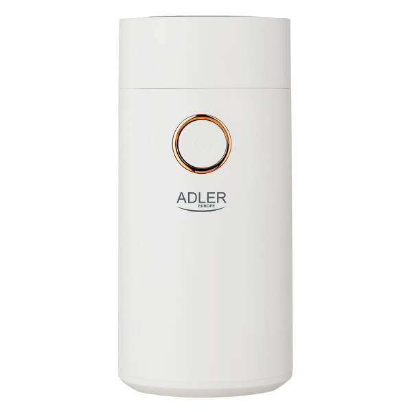 Adler AD 4446wg elektrische Kaffeemühle 150 Watt Einmalige Mahlleistung 75 g weiß