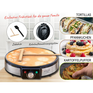 Adler AD 3058 Crepes-Maker (30cm)