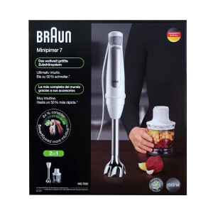 Braun MQ 7020WH MultiQuick 7 Stabmixer weiß 1000 Watt