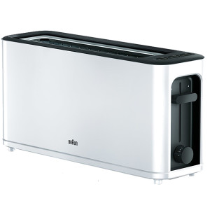 Braun HT 3100WH PurEase Toaster weiß/schwarz, ohne Brötchenaufsatz