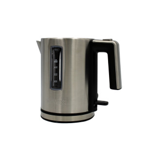 Princess 236045 Wasserkocher 1L Edelstahl/Schwarz