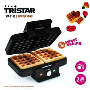 Tristar WF-1165 Waffeleisen schwarz