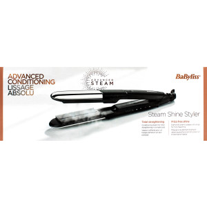 BaByliss ST496E Steam Shine Styler Glätteisen