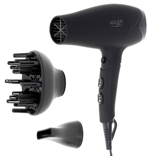 Adler AD 2267 Haartrockner 2100 Watt mit Diffusor klappbar