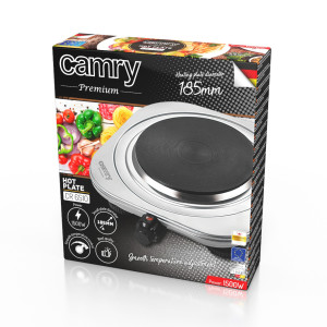 Camry CR 6510 Elektrische Einzel-Kochplatte Durchmesser 18,5 cm 1500 Watt