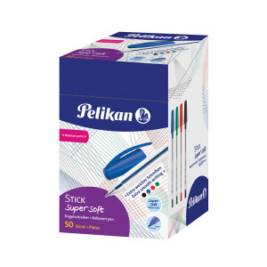Pelikan Kugelschreiber Stick super soft, 50 Stück,...