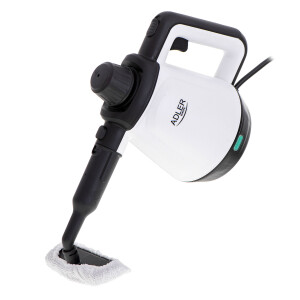 Adler AD 7038 Dampfreiniger 120°C 2000 Watt 450 ml + 1x zusätzliches Ersatztücher-Set